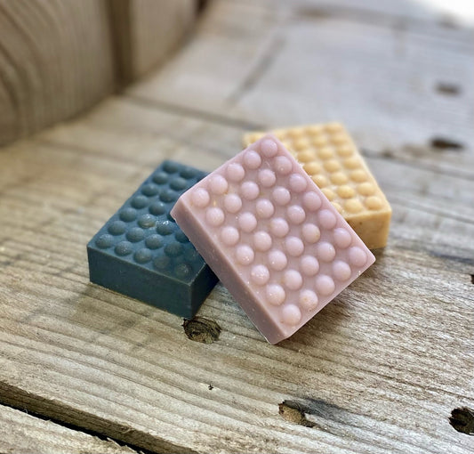 3 travel sized bars of soap