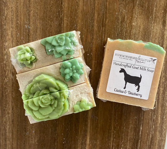 Cactus Flower Goat Milk Bar Soap