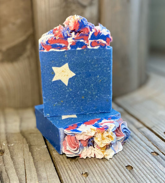 Fireworks and Freedom Goat Milk Soap